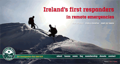 Desktop Screenshot of mountainrescue.ie